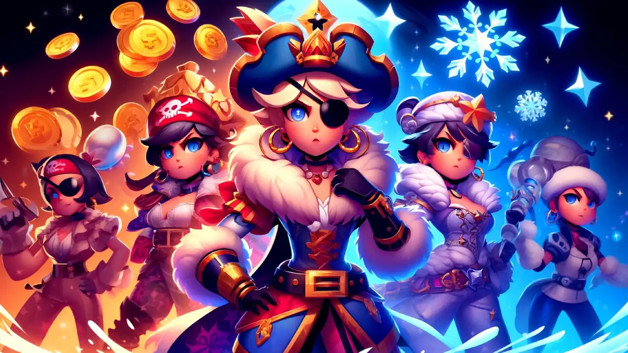 Colette skins in Brawl Stars mobile game