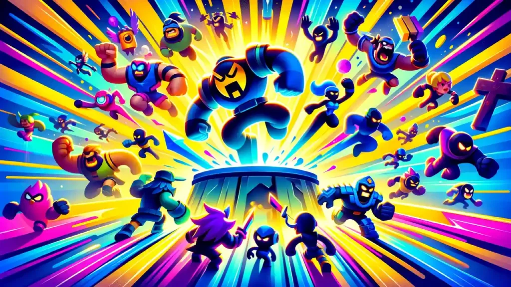 Bawl Stars chromatic brawlers illustration