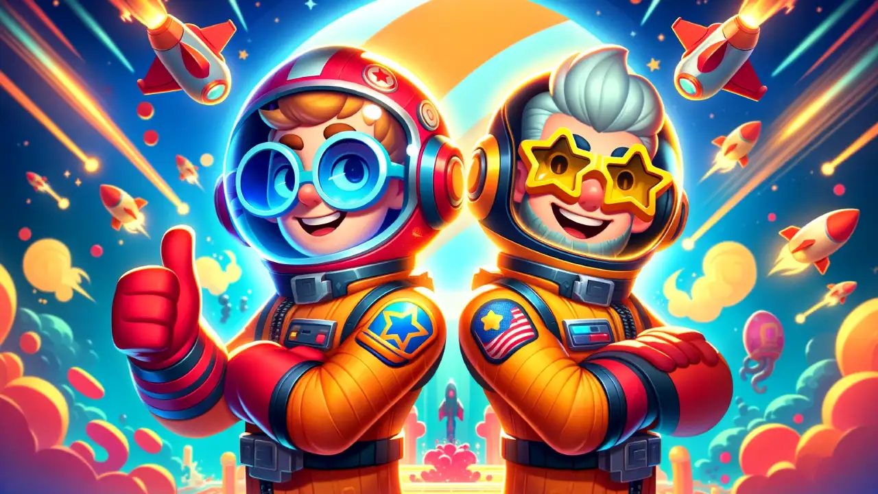 Larry and Lawrie from Brawl Stars mobile game