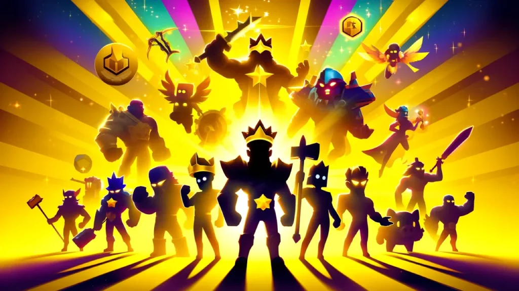 Legendary brawlers illustration