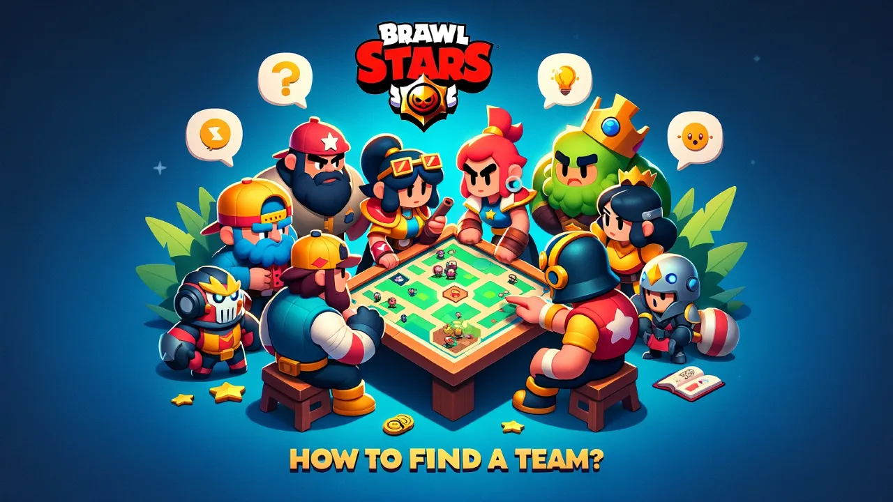 How to find a team in Brawl Stars illustration