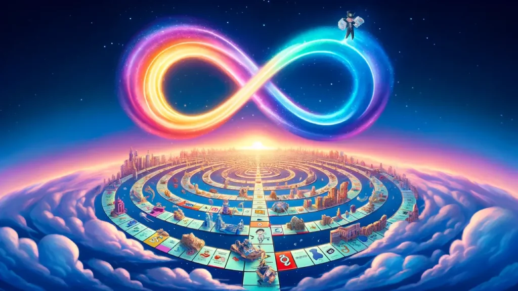 Monopoly GO never end illustration