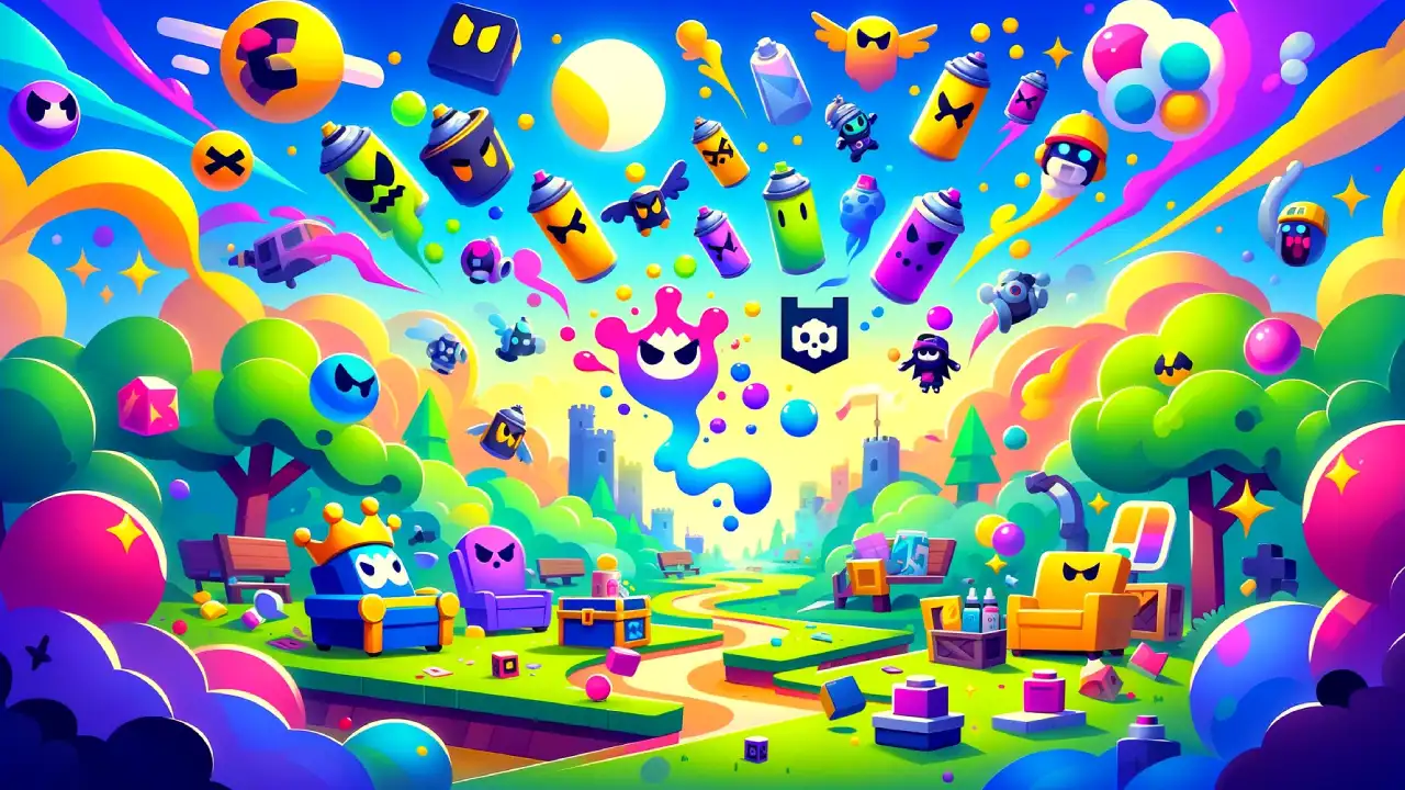 Sprays in Brawl Stars mobile game