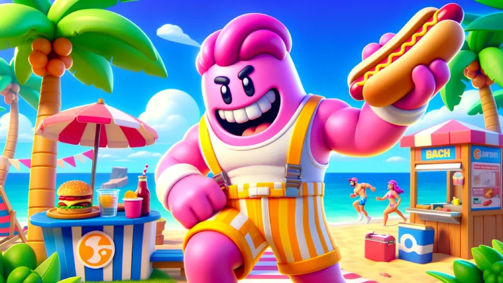 Doug from Brawl Stars game illustration