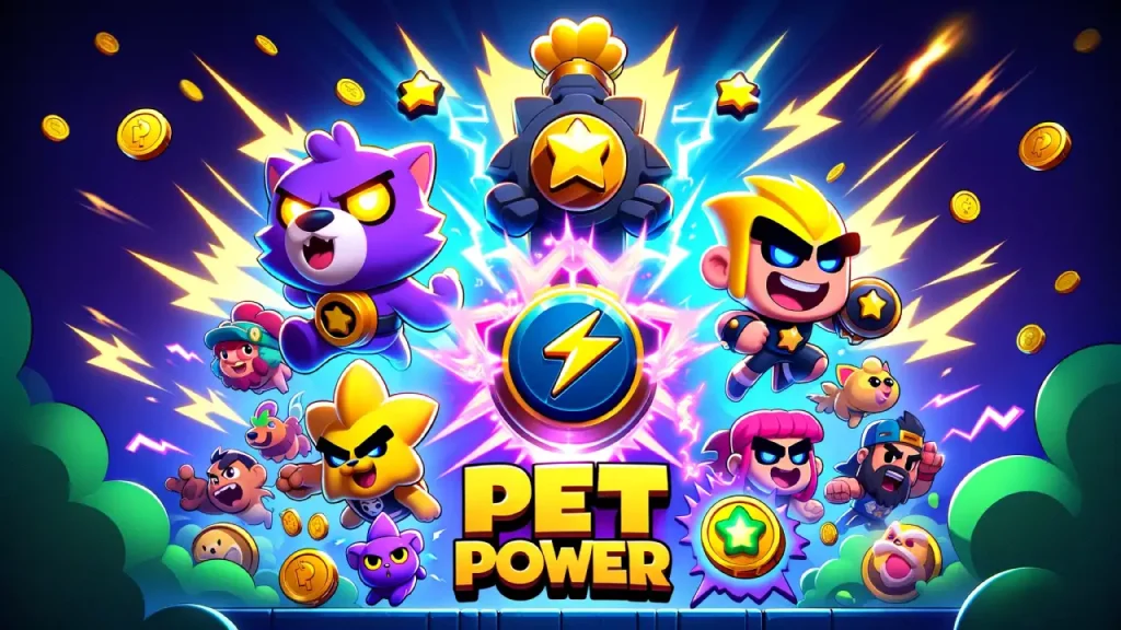 Pet power illustration