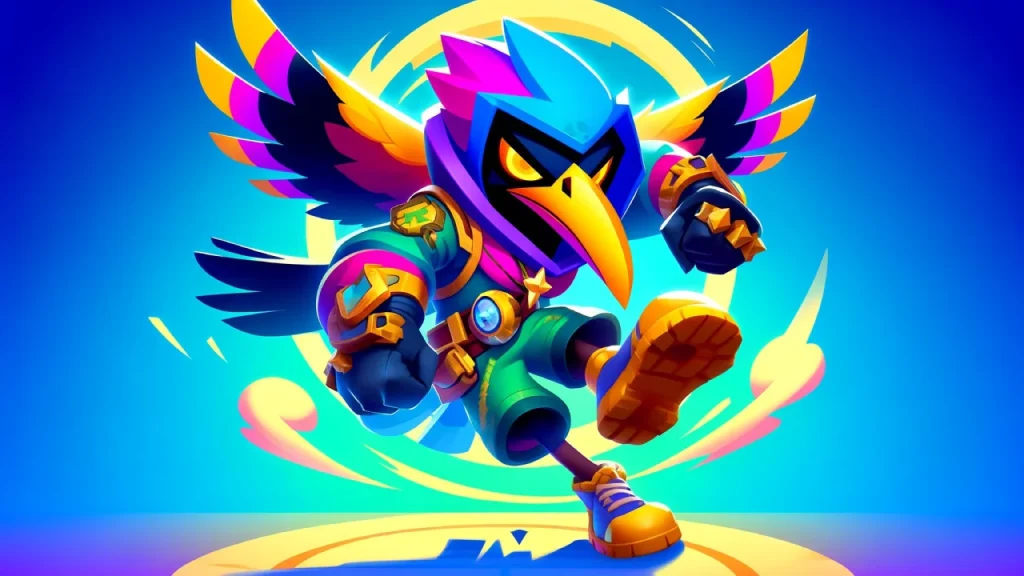 Crow skin illustration