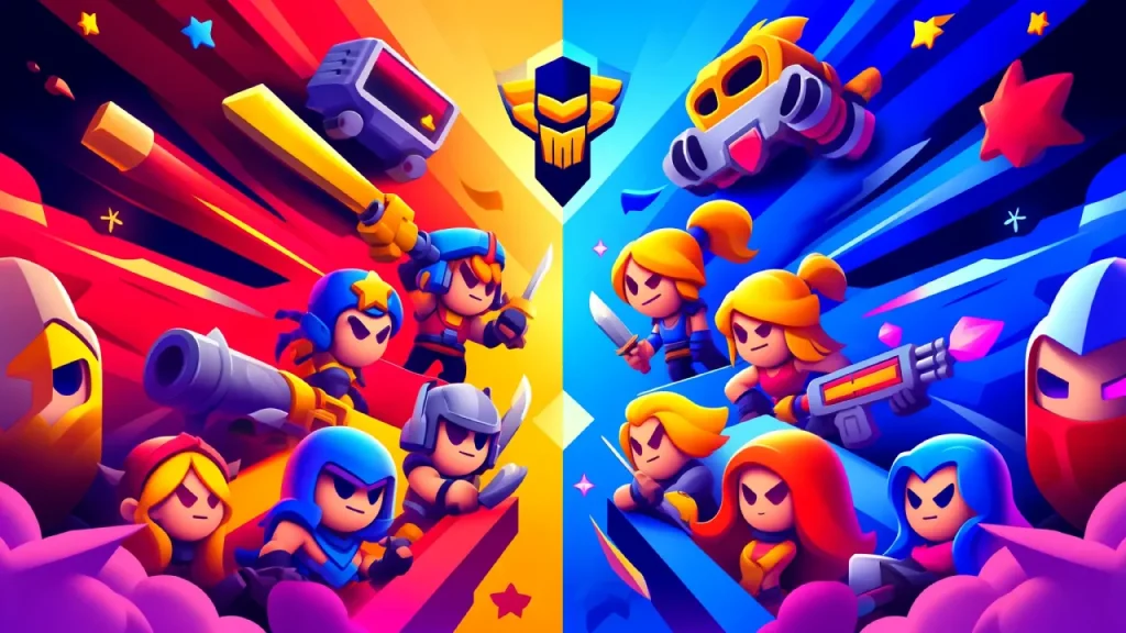 5v5 game mode in Brawl Stars game