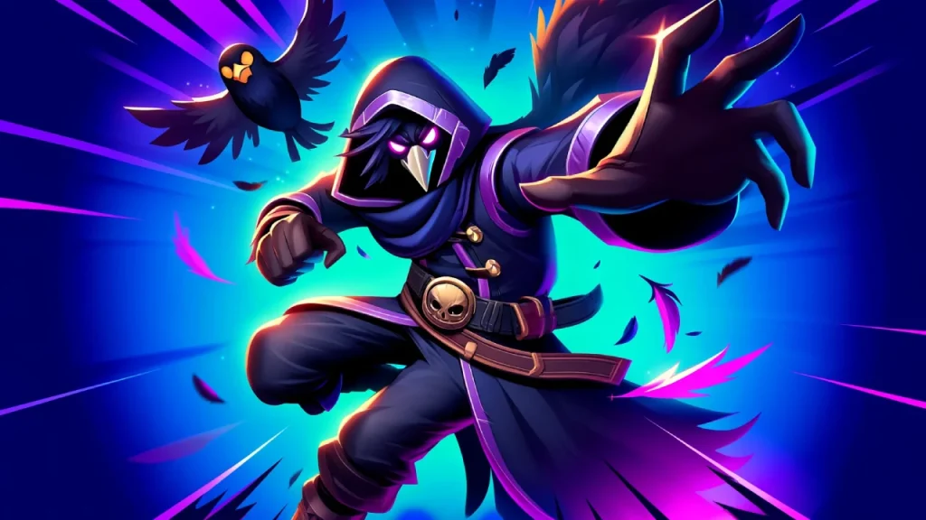 Brawl Stars Crow illustration