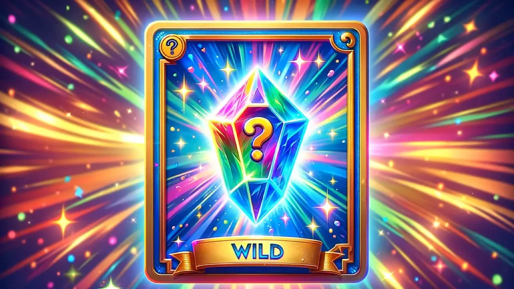 Wild sticker in Monopoly GO illustration