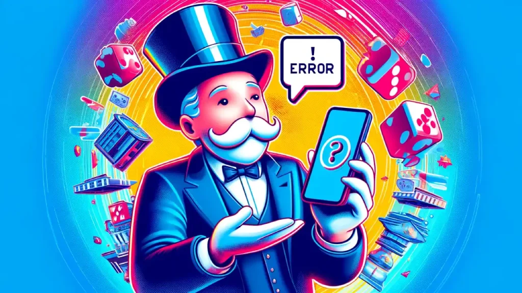 Monopoly GO can't play on the phone error