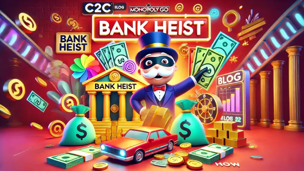 Monopoly GO bank heist how it works