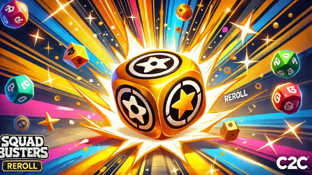 Reroll in Squad Busters mobile game