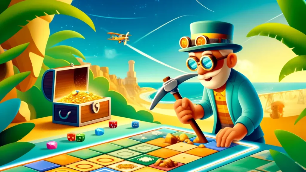 Monopoly GO Dig event illustrtion