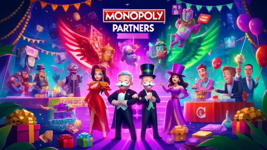 Monopoly GO next partner event illustration