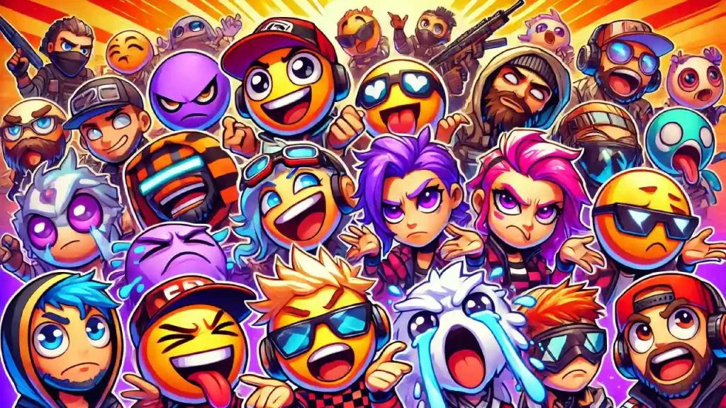 Emotes in Squad Busters