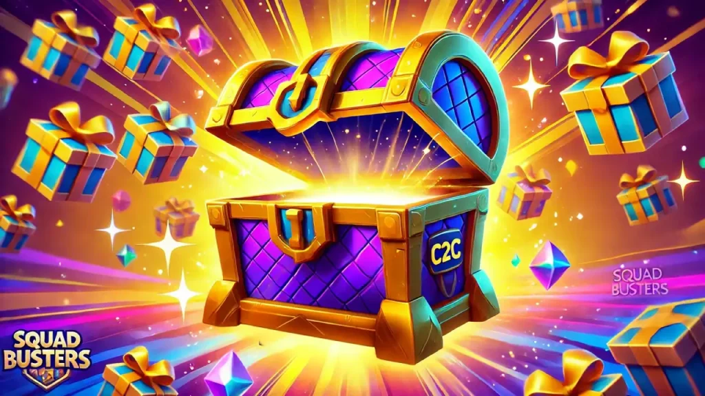 Chest in Squad Busters mobile game
