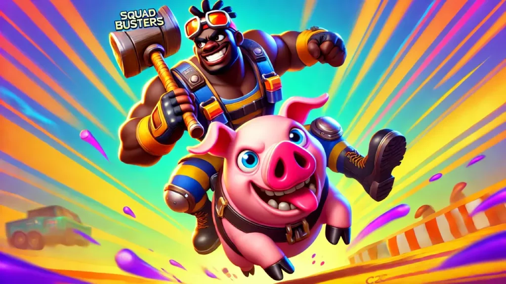 Hog Rider in Squad Busters