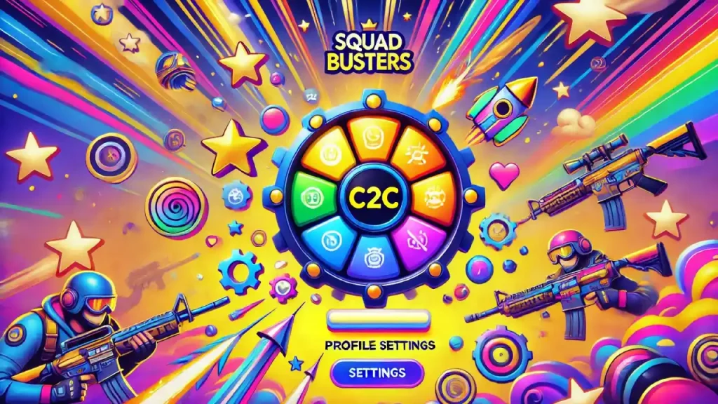 Squad Busters profile settings