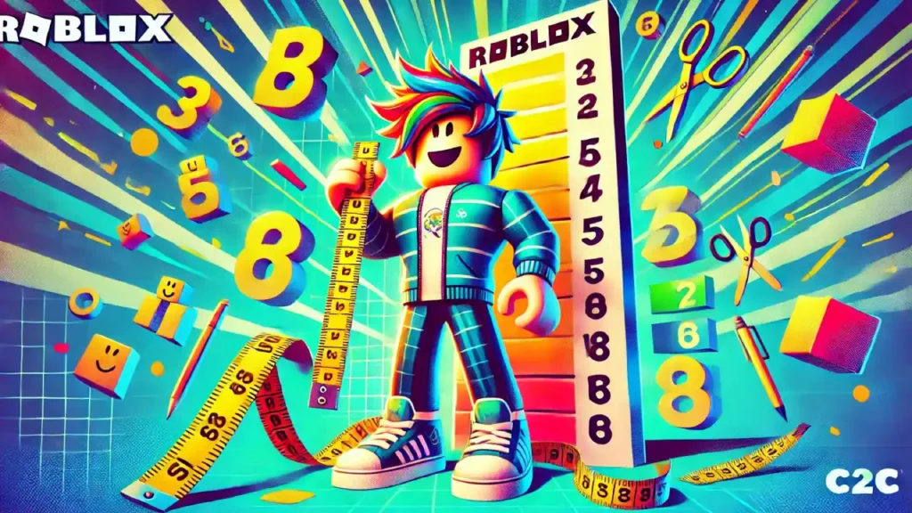 Tall characters in Roblox