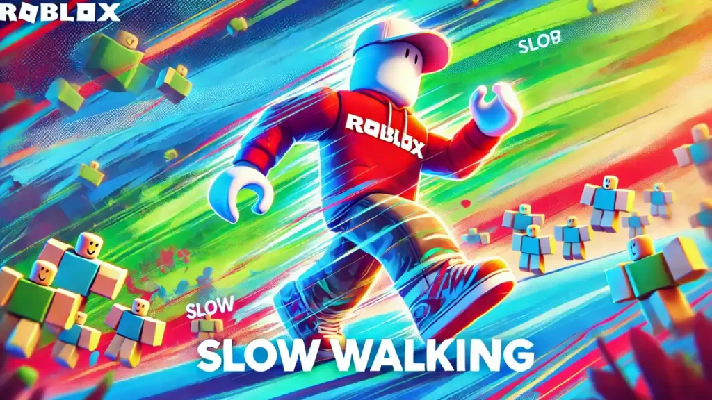 Slow walking in Roblox
