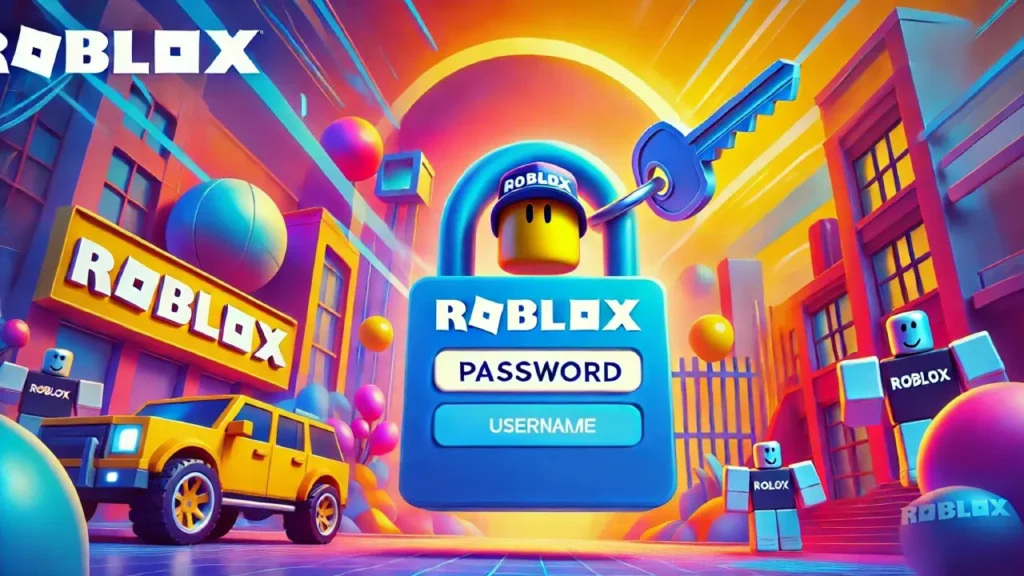Password and username in Roblox