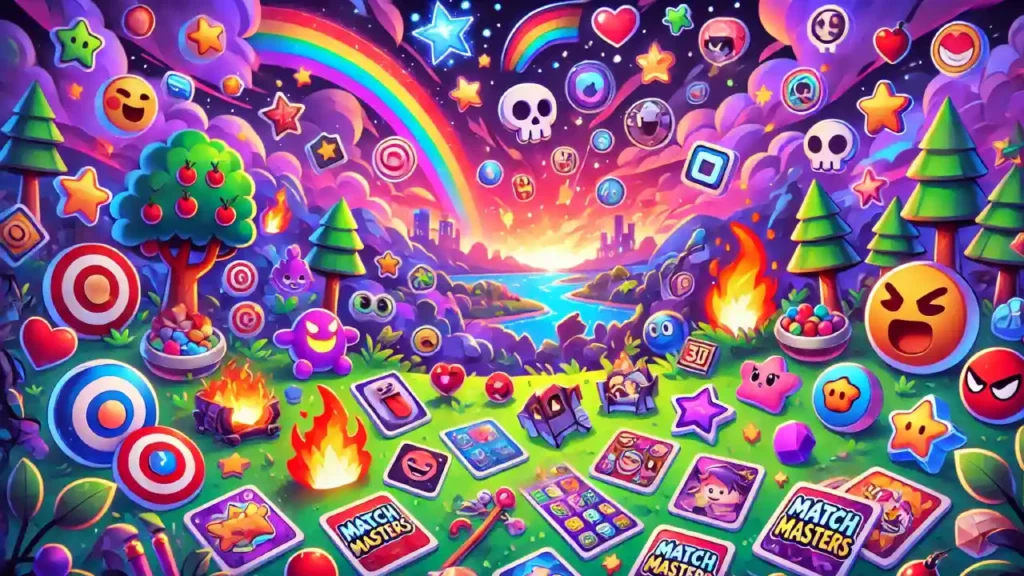 Stickers in Match Masters