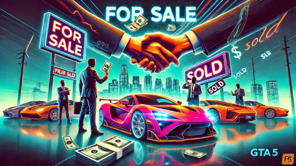Selling cars in GTA 5