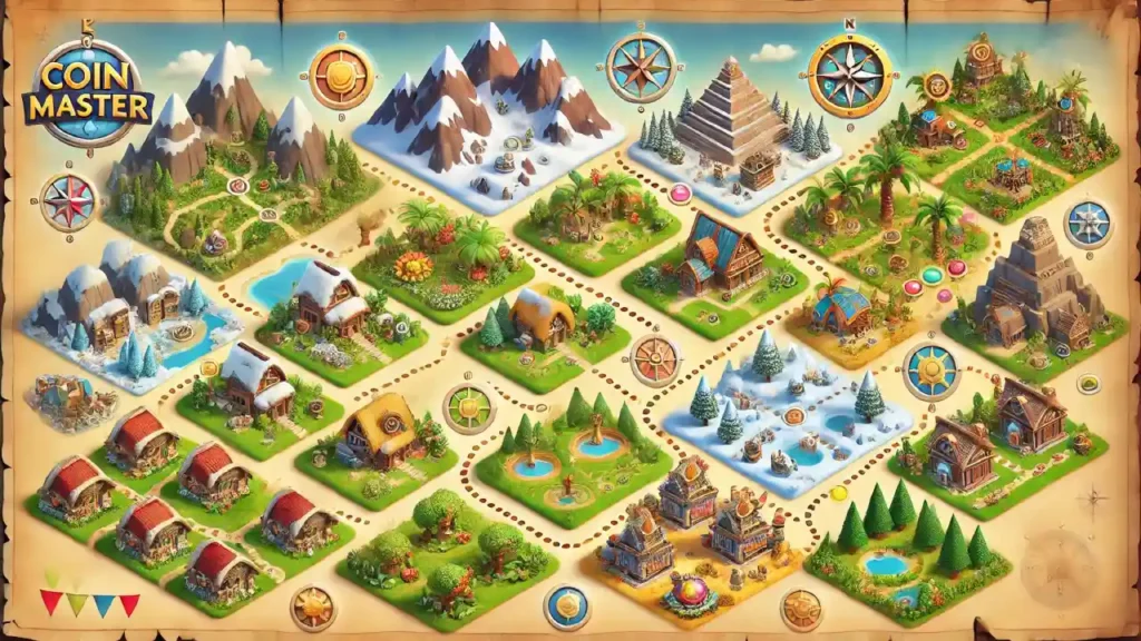 Village levels in Coin Master