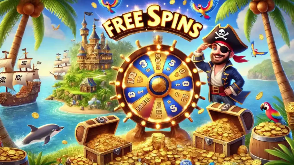 Free spins in Pirate Kings