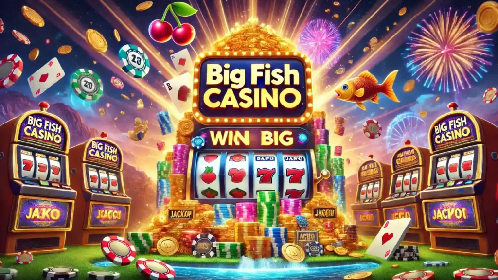Big Fish Casino winning Jackpot